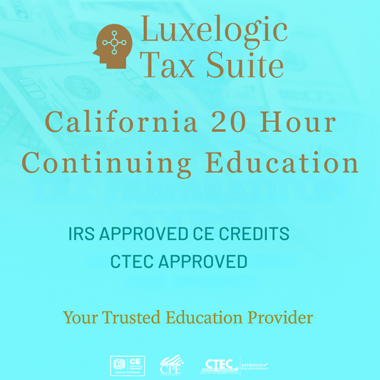 California 20 Hour Continuing Education
